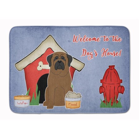 Carolines Treasures Dog House Collection Bullmastiff Machine Washable Memory Foam Mat BB2838RUG